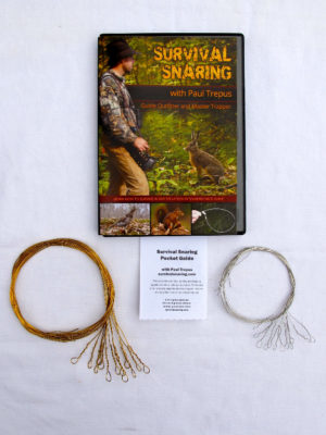 Kit 1 Survival Snaring DVD with Small Game Wire Snares and Pocket Guide